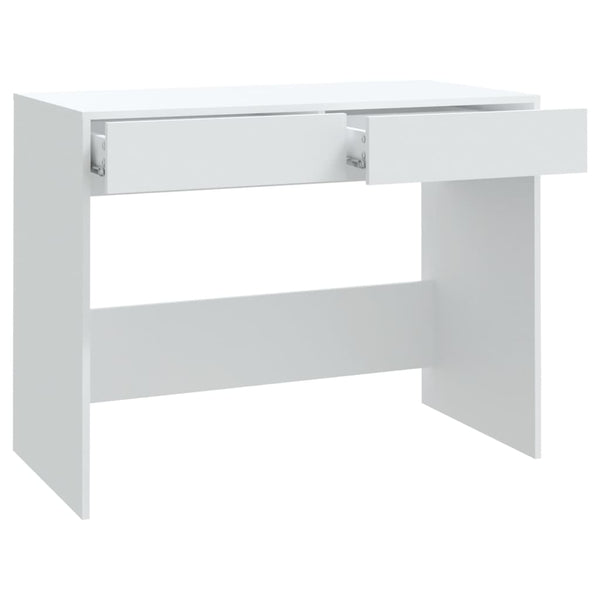 Weißer Schreibtisch Claudius 101x50x76,5cm (Spanplatte)