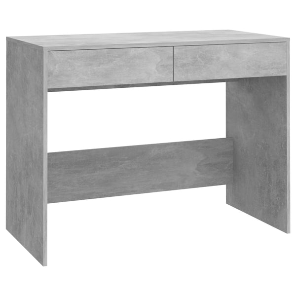 Betongrauer Schreibtisch Claudius 101x50x76,5cm (Holz)