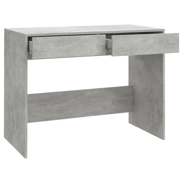 Betongrauer Schreibtisch Claudius 101x50x76,5cm (Holz)