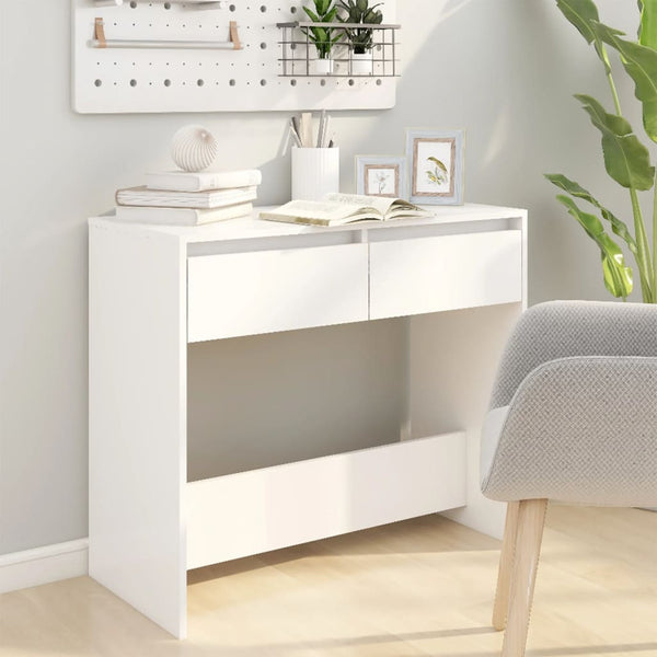 Valkoinen konsolipöytä Gastel 89x41x76,5cm (teräs)