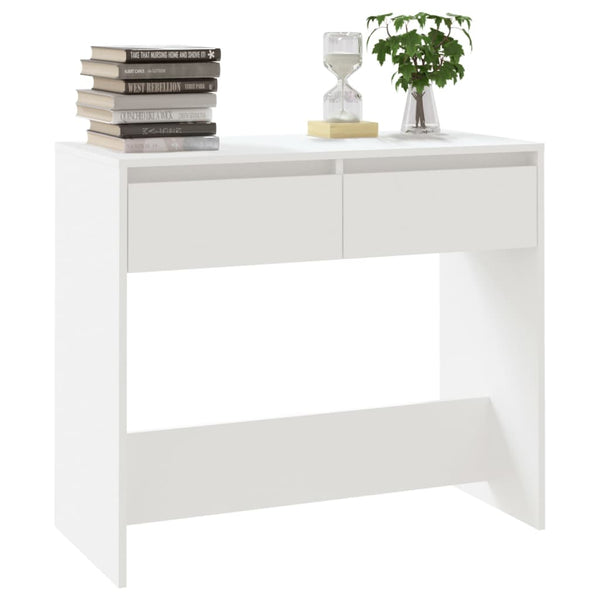 Valkoinen konsolipöytä Gastel 89x41x76,5cm (teräs)