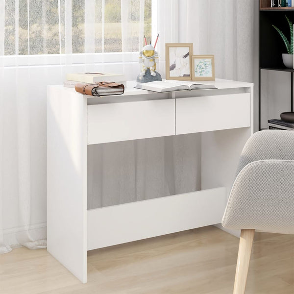 Valkoinen konsolipöytä Gastel 89x41x76,5cm (teräs)