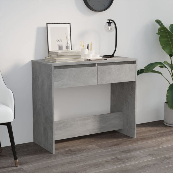 Betongrauer Konsolentisch Gastel 89x41x76,5cm (Holz)