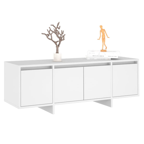 Valkoinen tv-taso Vevere 120x30x40,5cm (lastulevy)