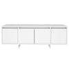 Valkoinen tv-taso Vevere 120x30x40,5cm (lastulevy)