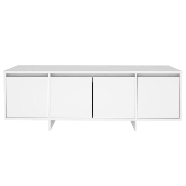 Valkoinen tv-taso Vevere 120x30x40,5cm (lastulevy)