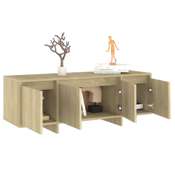 Sonoma tammi tv-taso Vevere 120x30x40,5cm (puinen)