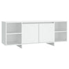 Weißer TV-Schrank Eluzie 130x35x50cm (Spanplatte)