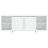 Weißer TV-Schrank Eluzie 130x35x50cm (Spanplatte)