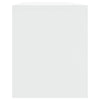 Weißer TV-Schrank Eluzie 130x35x50cm (Spanplatte)