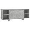 TV-Schrank Eluzie 130x35x50cm betongrau (Spanplatte)