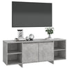 TV-Schrank Eluzie 130x35x50cm betongrau (Spanplatte)