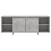 TV-Schrank Eluzie 130x35x50cm betongrau (Spanplatte)
