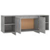 TV-Schrank Eluzie 130x35x50cm betongrau (Spanplatte)