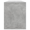 TV-Schrank Eluzie 130x35x50cm betongrau (Spanplatte)
