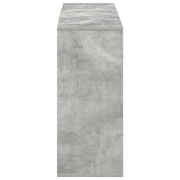 Betongraue Kommode Stroici 120x30x75cm (Holz)