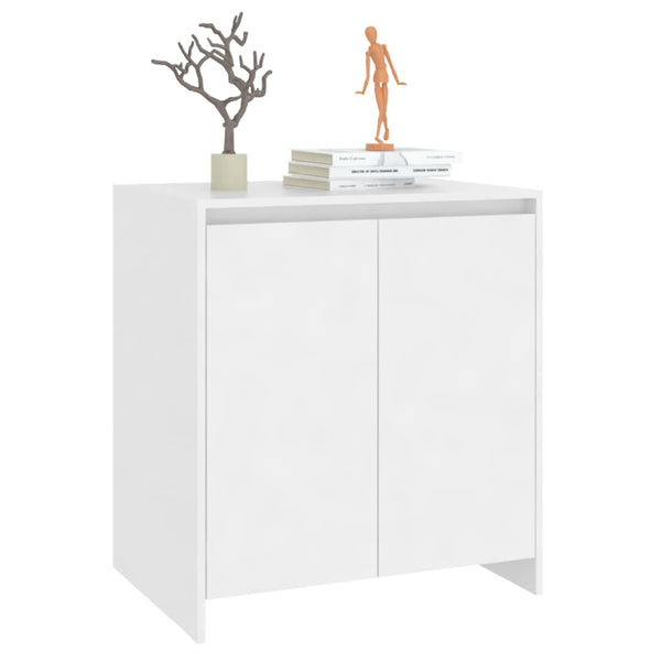 Weißes Sideboard Ghertrude 70x41x75cm (Holz)