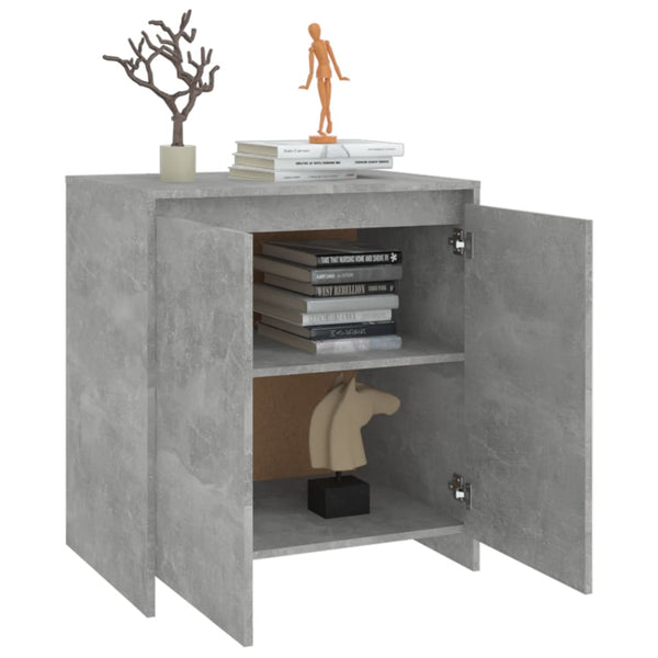 Betongraues Sideboard Ghertrude 70x41x75cm (Holz)