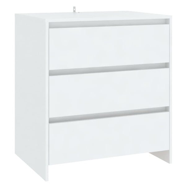 Weißes Sideboard Jamel 70x41x75cm (Holz)
