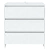 Weißes Sideboard Jamel 70x41x75cm (Holz)