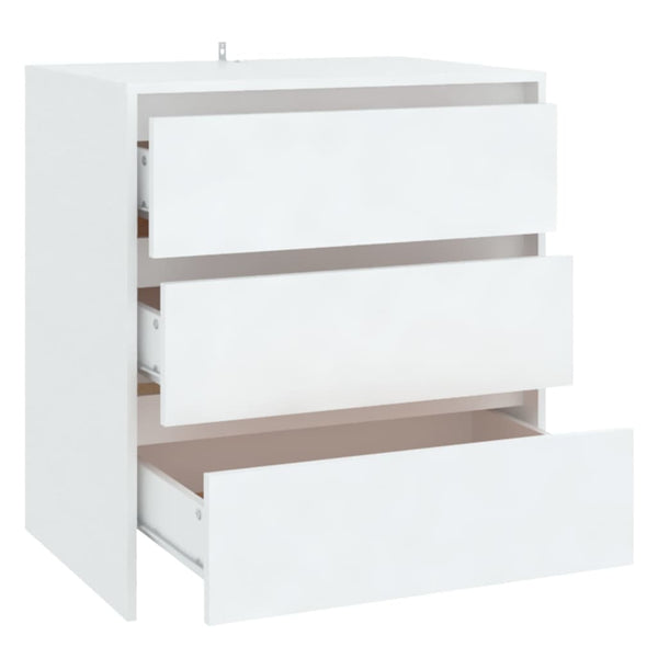 Weißes Sideboard Jamel 70x41x75cm (Holz)