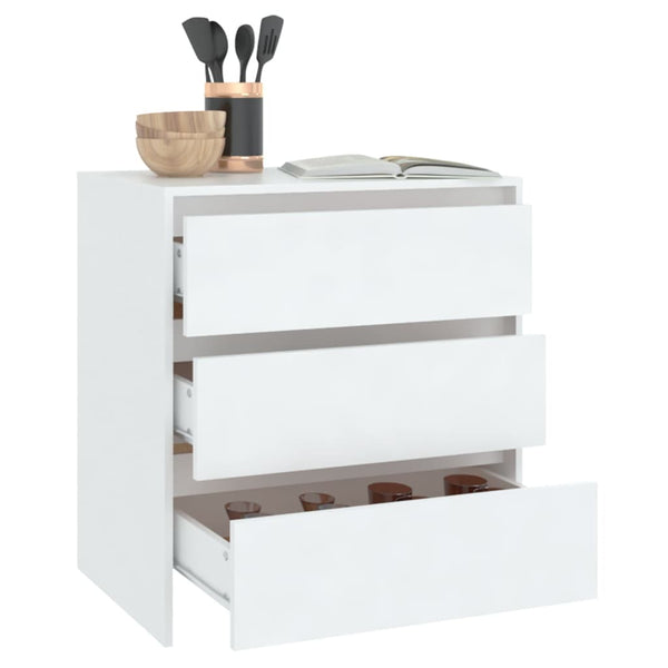 Weißes Sideboard Jamel 70x41x75cm (Holz)
