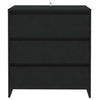 Schwarzes Sideboard Jamel 70x41x75cm (Holz)