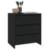 Schwarzes Sideboard Jamel 70x41x75cm (Holz)
