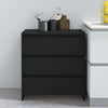 Schwarzes Sideboard Jamel 70x41x75cm (Holz)
