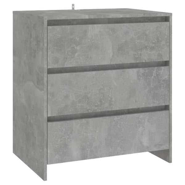 Betoninharmaa senkki Jamel 70x41x75cm (puinen)
