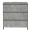 Betoninharmaa senkki Jamel 70x41x75cm (puinen)