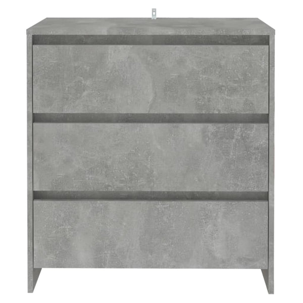 Betoninharmaa senkki Jamel 70x41x75cm (puinen)