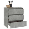 Betoninharmaa senkki Jamel 70x41x75cm (puinen)