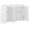 Weißes Sideboard Cellus 102x33x75cm (Holz)