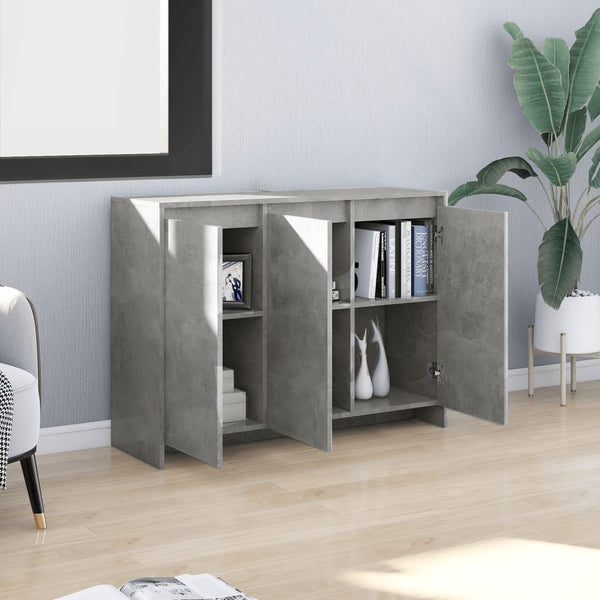 Betoninharmaa senkki Cellus 102x33x75cm (lastulevy)