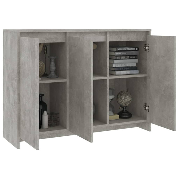 Betoninharmaa senkki Cellus 102x33x75cm (lastulevy)