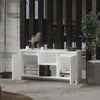 Valkoinen tv-taso Taniela 102x37,5x52,5cm (puinen)