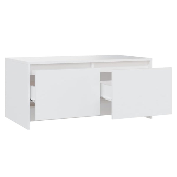 Couchtisch Sofronia weiß 90x50x41,5cm (Holz)