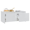 Hochglanz weiß Couchtisch Sofronia 90x50x41,5cm (Holz)
