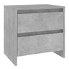 Nachttisch Vivisor 45x34,5x44,5cm in Betongrau (Spanplatte)
