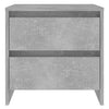 Nachttisch Vivisor 45x34,5x44,5cm in Betongrau (Spanplatte)