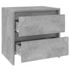 Nachttisch Vivisor 45x34,5x44,5cm in Betongrau (Spanplatte)