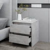 Nachttisch Vivisor 45x34,5x44,5cm in Betongrau (Spanplatte)