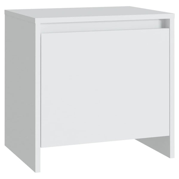 Weißer Nachttisch Iove 45x34x44,5cm (Spanplatte)