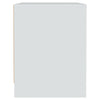 Weißer Nachttisch Iove 45x34x44,5cm (Spanplatte)