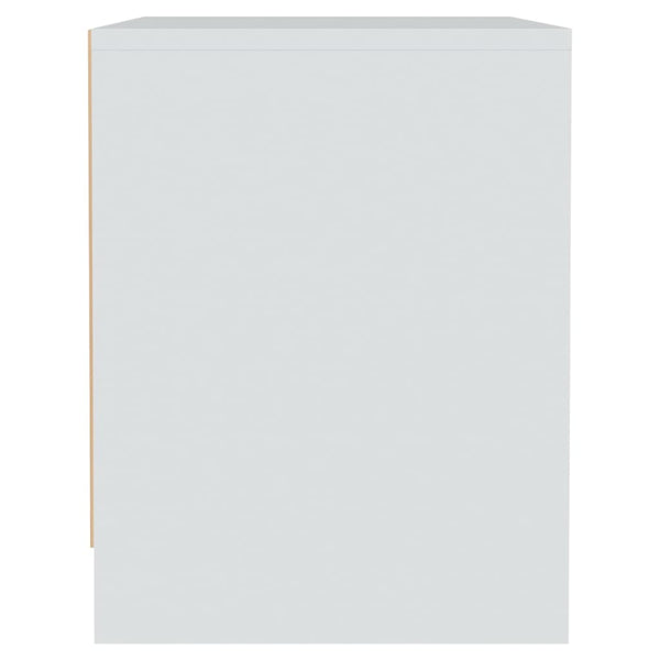 Weißer Nachttisch Iove 45x34x44,5cm (Spanplatte)