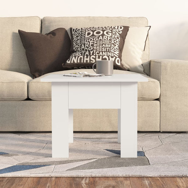 Couchtisch Josephinne 55x55x42cm (weiß, Holz)