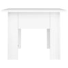 Couchtisch Josephinne 55x55x42cm (weiß, Holz)