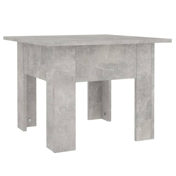 Betongrauer Couchtisch Josephinne 55x55x42cm (Spanplatte)