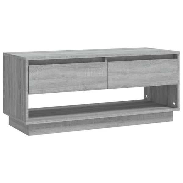 Graues TV-Möbel Retezan 102x41x44cm (Holz)